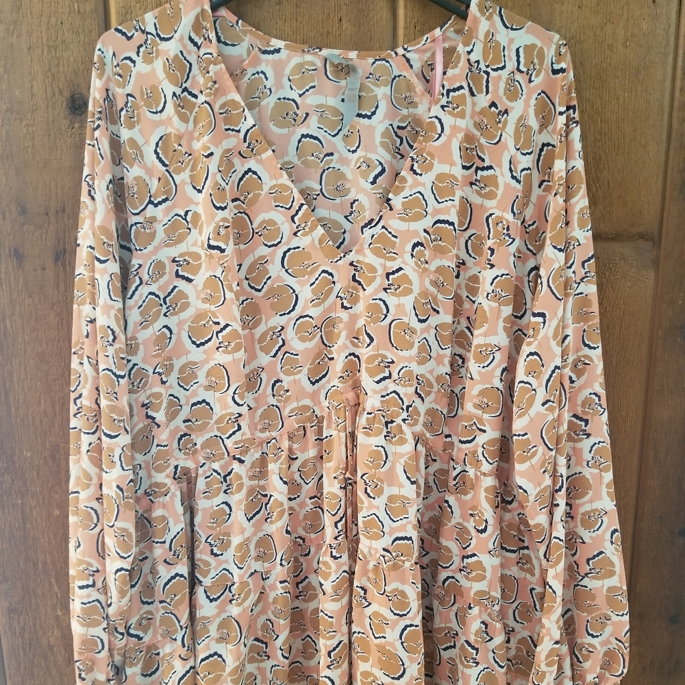 Melissa McCarthy Noa Pintuck Long Sleeve Shirt